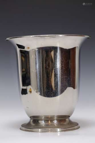 European Silver Plate Vase