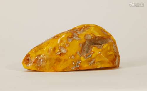 A Natural Rough Butterscotch Amber