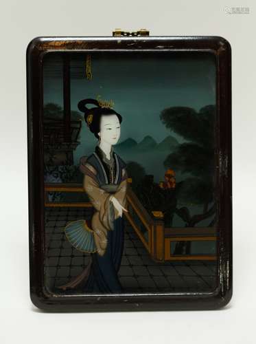 Chinese Painting of a Beauty w/ Frame