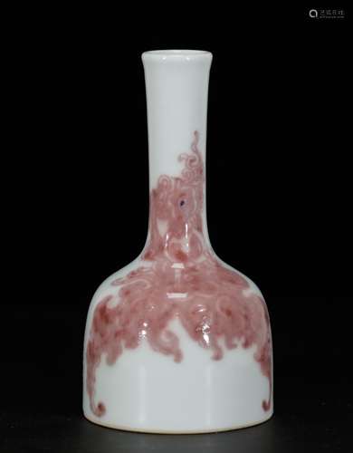 Chinese Copper Red Porcelain Vase