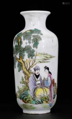 Chinese Famille Rose Porcelain Vase