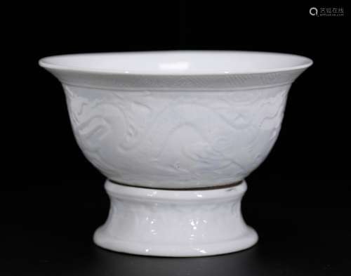 Chinese White Glazed Bowl