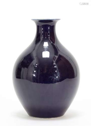 Chinese Monochrome Blue Glazed Vase