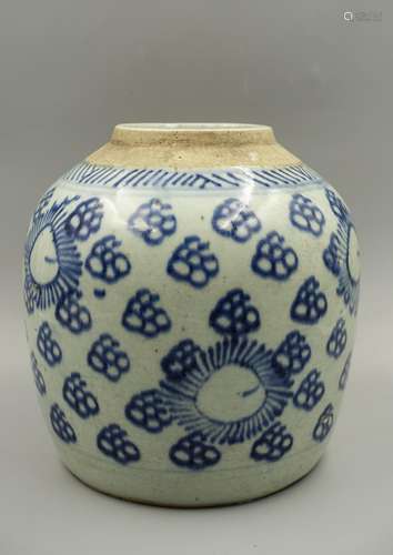 Chinese Blue And White Jar