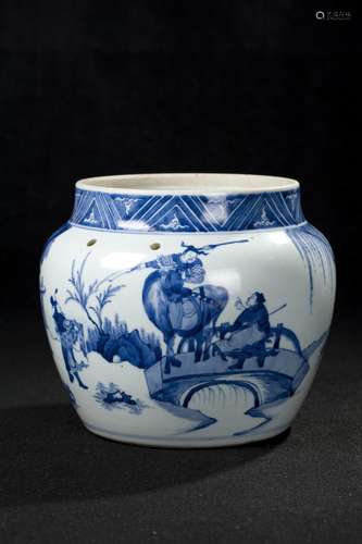 Chinese Blue And White Porcelain Jar