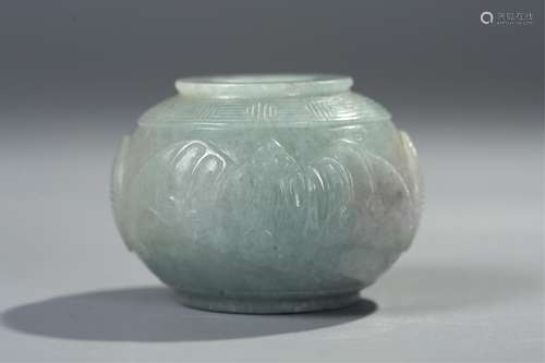 CHINESE JADEITE WATER COUPE