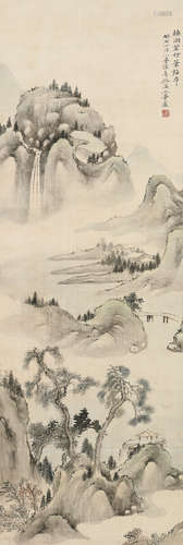 黄慎（款） （1687-1772） 铁拐李 水墨纸本 立轴