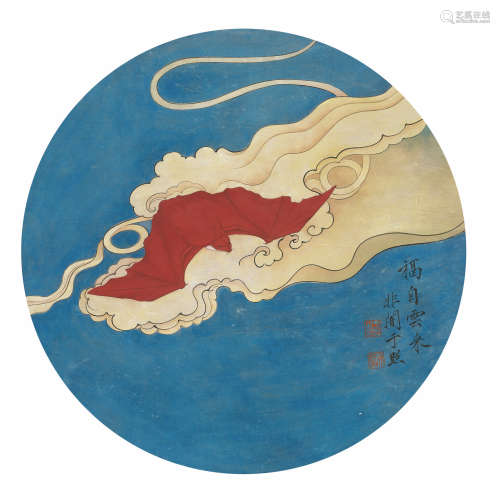 徐邦达 (1911-2012) 拟古人物 水墨绢本 镜心