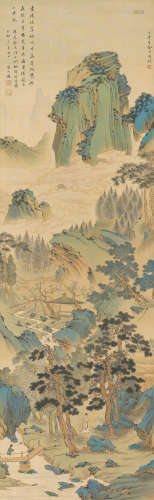 谢稚柳 （1910-1997） 梅花 设色绢本 立轴