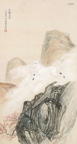 徐砚 （1866-1954 ) 人物 设色绢本 镜心