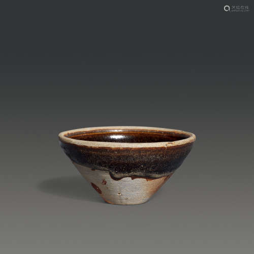 昭和时期 黑釉茶盏