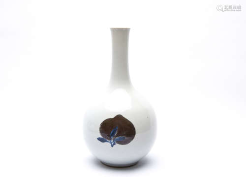 A Chinese Porcelain Vase with Three Fruit Pattern