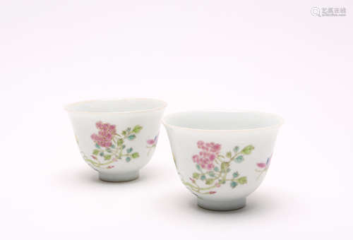 A Pair of Chinese Cups