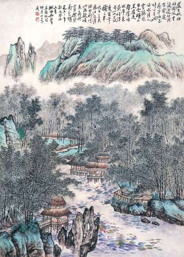 吴一峰 山水 立轴