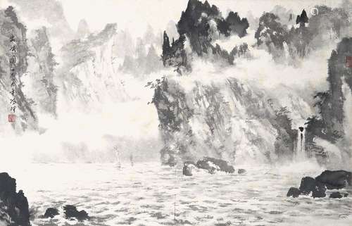 杨鸿坤 山水 立轴