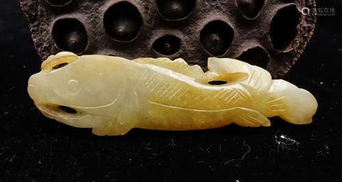 CHINESE SONG DYNASTY JADE FISH