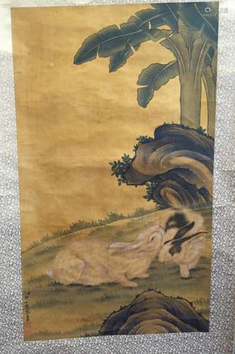 Chinese Ink/Color Scroll Painting