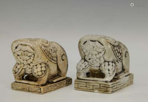 Pair of Chinese Stone Seals