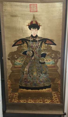 Chinese Ink/Color Scroll Painting