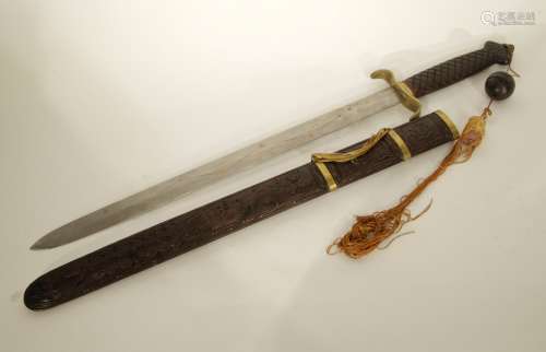 Chinese Sword w/ Wood Handle