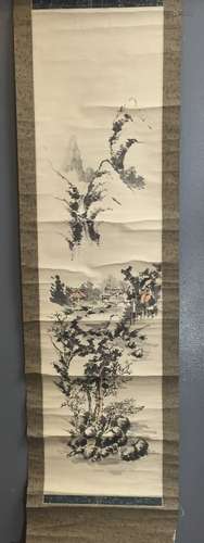 Chinese Ink/Color Scroll Painting