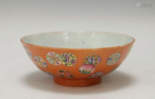 Chinese Famille Rose Porcelain Bowl