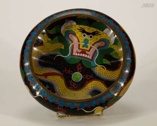 Chinese Cloisonne Brush Washer