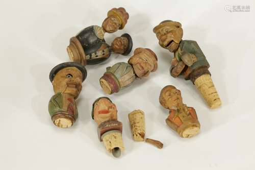 6 Pieces of Wood Wine Stoppers Made in Germany