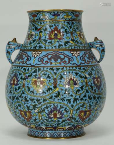 18th C. Chinese Cloisonne Vase From Christie's