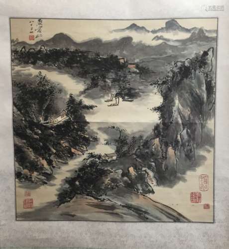 Chinese Ink/Color Scroll Painting