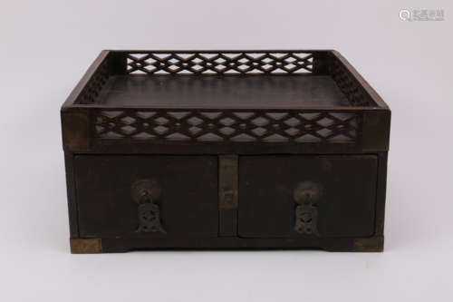 A Chinese Hardwood Box