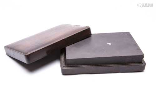 A Chinese Duan Ink Stone with Box