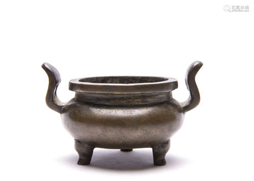 A Chinese Bronze Incense Burner