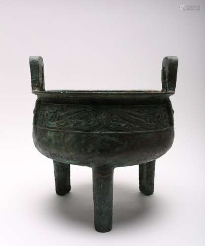 A Chinese Bronze Incense Burner