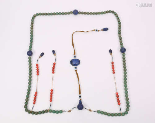 A Chinese Jade Court Necklace, ChaoZhu