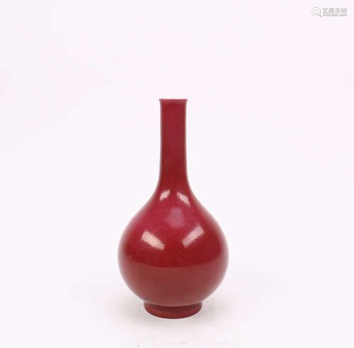 A Chinese Copper-Red Porcelain Vase