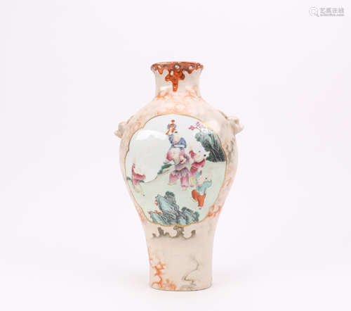 A Chinese Famille-Rose Vase