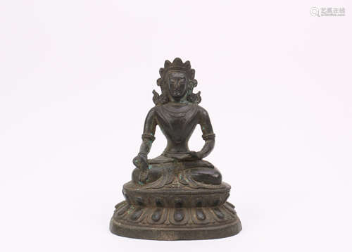 A Chinese Bronze Buddha