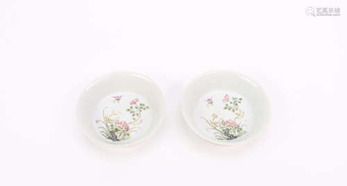 A Pair Of Chinese Porcelain Plates