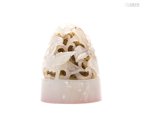 A Chinese Carved Jade Pendant