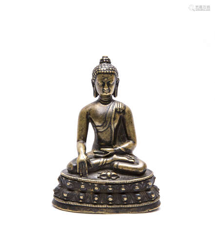 A Chinese Gilt Bronze Buddha