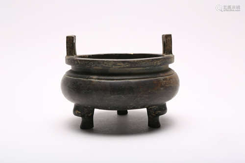 A Chinese Bronze Incense Burner