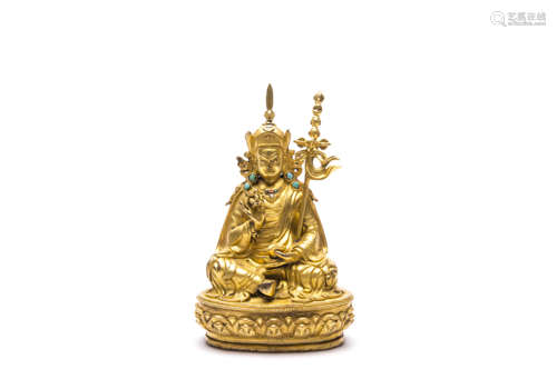 A Chinese Gilt Bronze Buddha