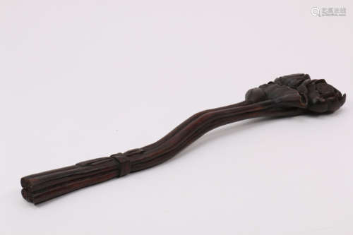 A Chinese Wood Ruyi