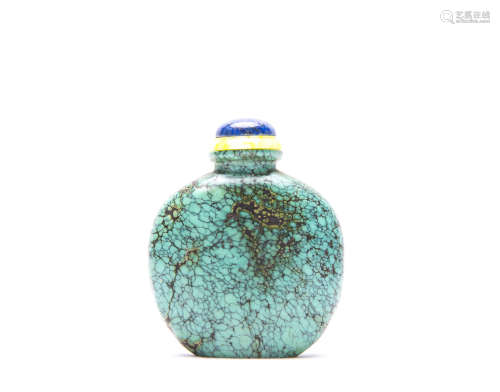 A Chinese Turquoise Snuff Bottle