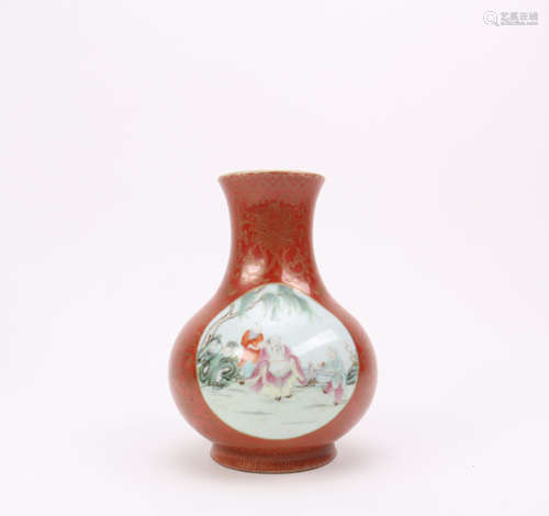 A Chinese Famille-Rose Vase