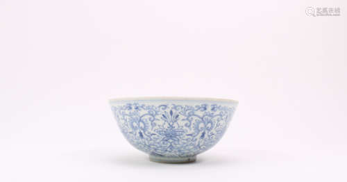 A Chinese Blue and White Porcelain Bowl