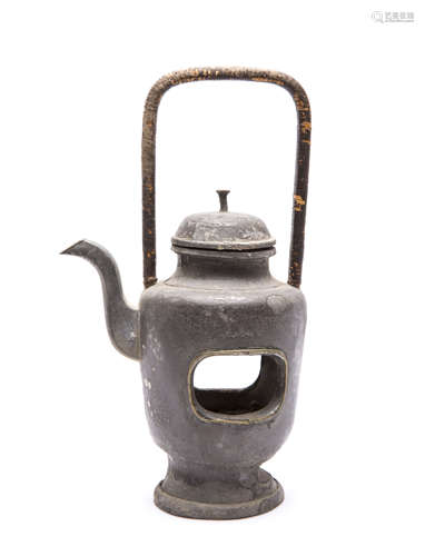 A Chinese Tin Wine Wammer