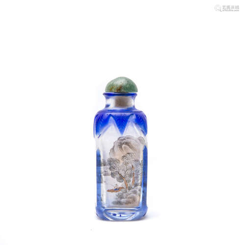 Chinese Peking Glass Snuff Bottle.