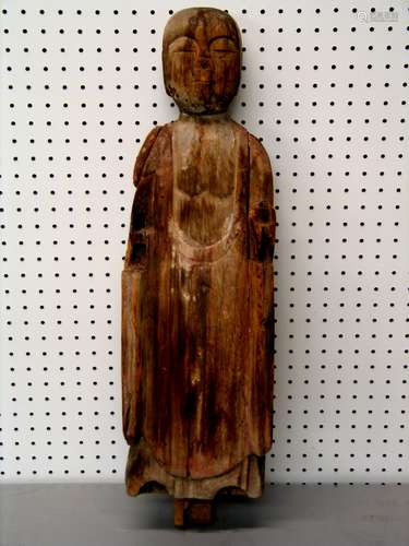 Japanese Wood Buddha.